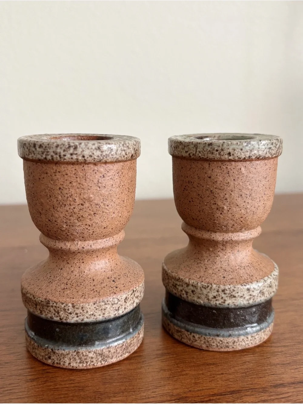 Vintage Ceramic Candlestick Holders By Colonial Candle Japan 3.5”